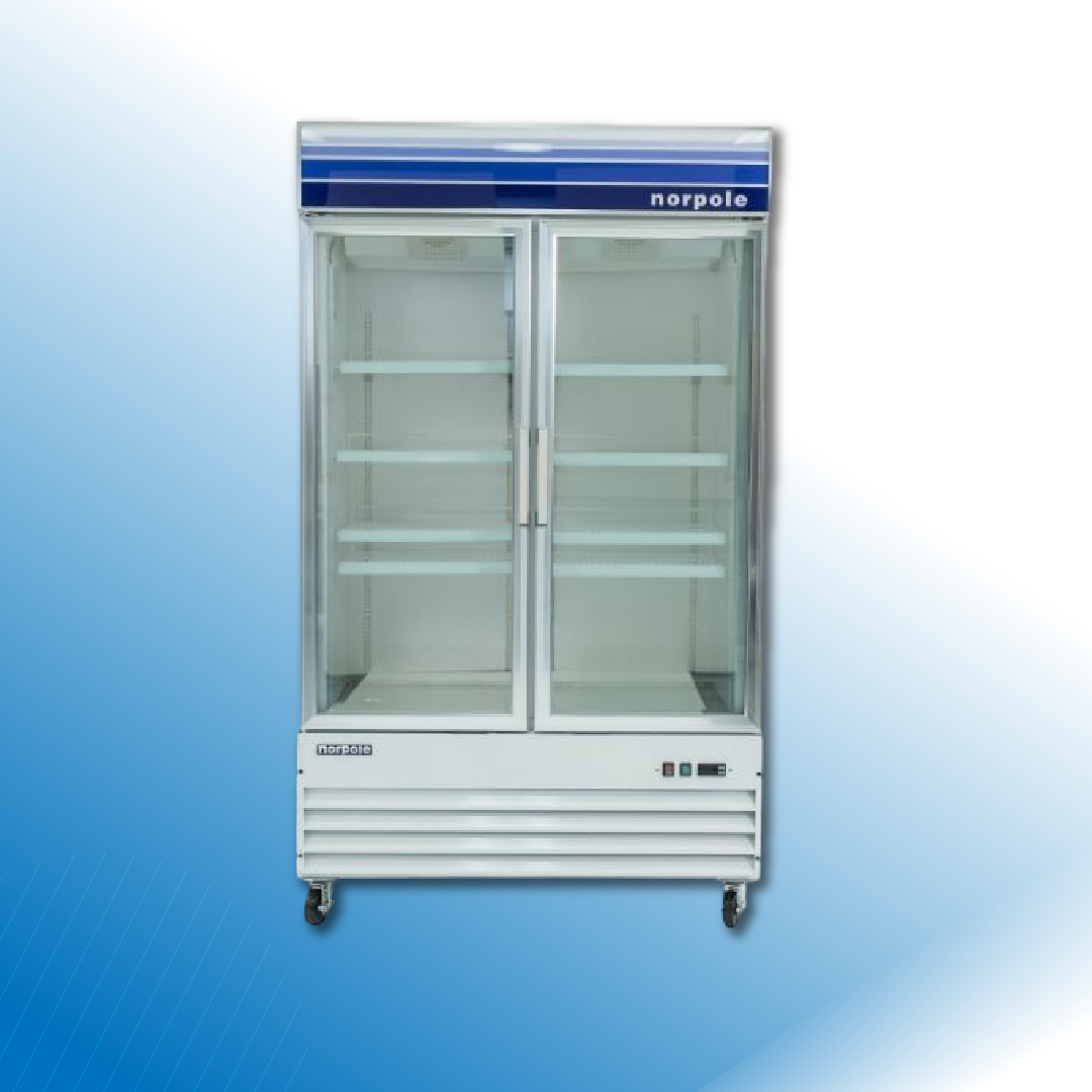 29 cu ft 2 Door Mechandiser Freezer (White)