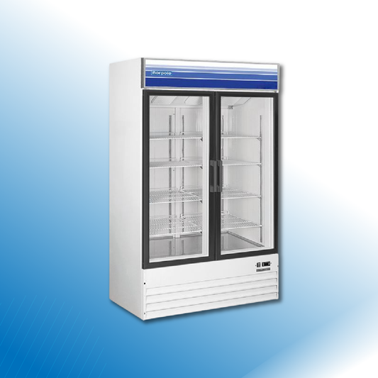 29 cu ft 2 Door Mechandiser Refrigerator (White)