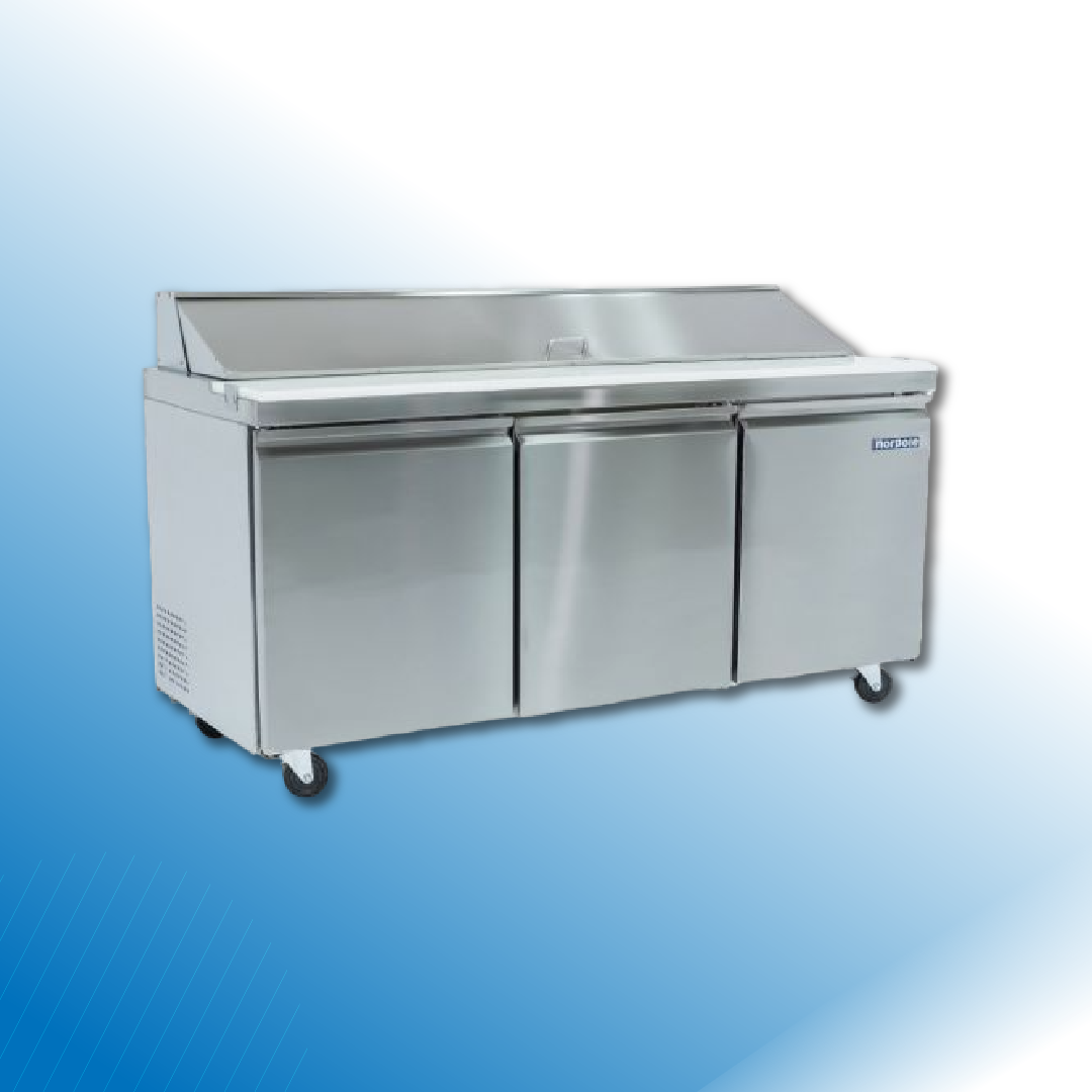 3 Door Stainless Steel Sandwich/Salad Prep Table