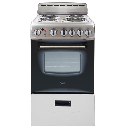 Avanti 20" Electric Range Oven with Framed Glass Door, in Stainless Steel (ERU200P3S)