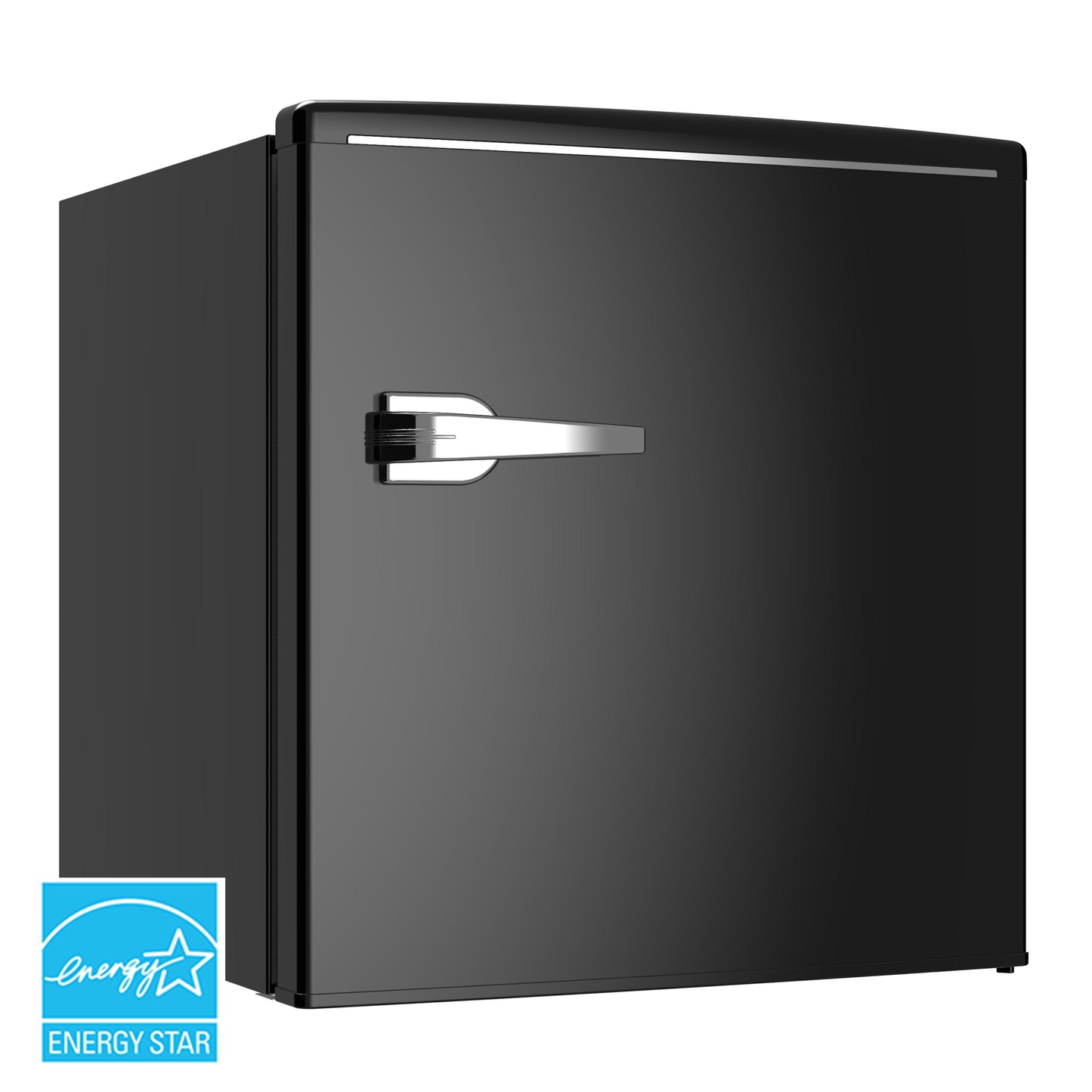 Avanti Retro Series 1.7 cu. ft. Compact Refrigerator, Mini-Fridge, in Black (RMRC17X1B-IS)