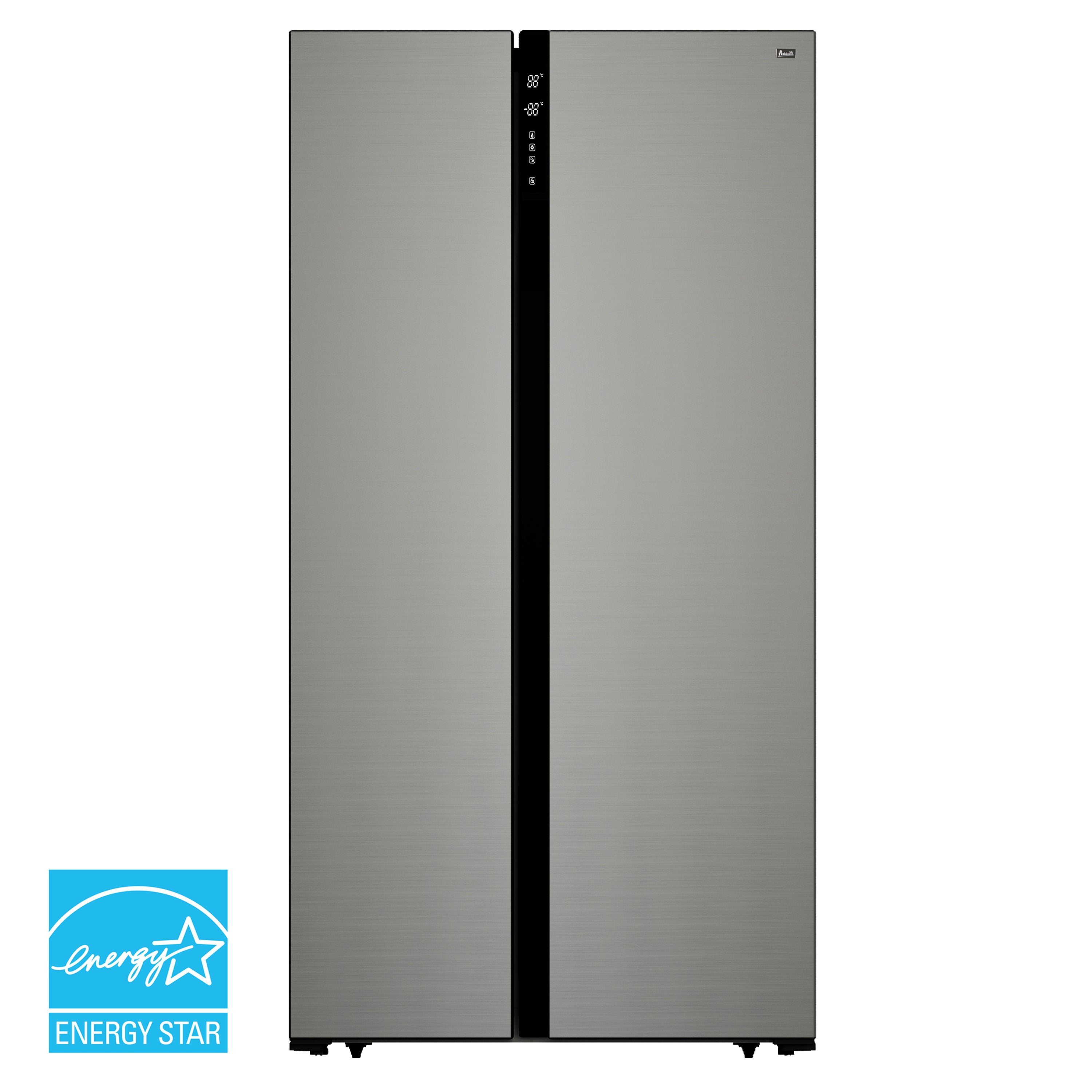 Avanti 15.6 cu. ft. Side-by-Side Apartment Size Refrigerator, in Stainless Steel (FFS157L3S)