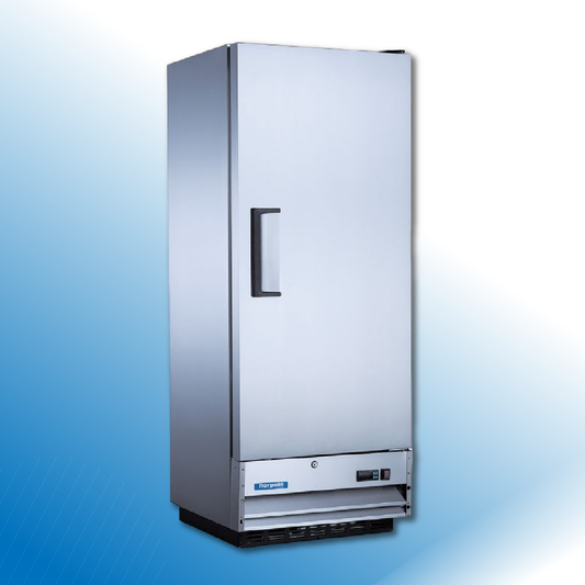 E-Series 1 Solid Door Stainless Steel Reach-In Freezer