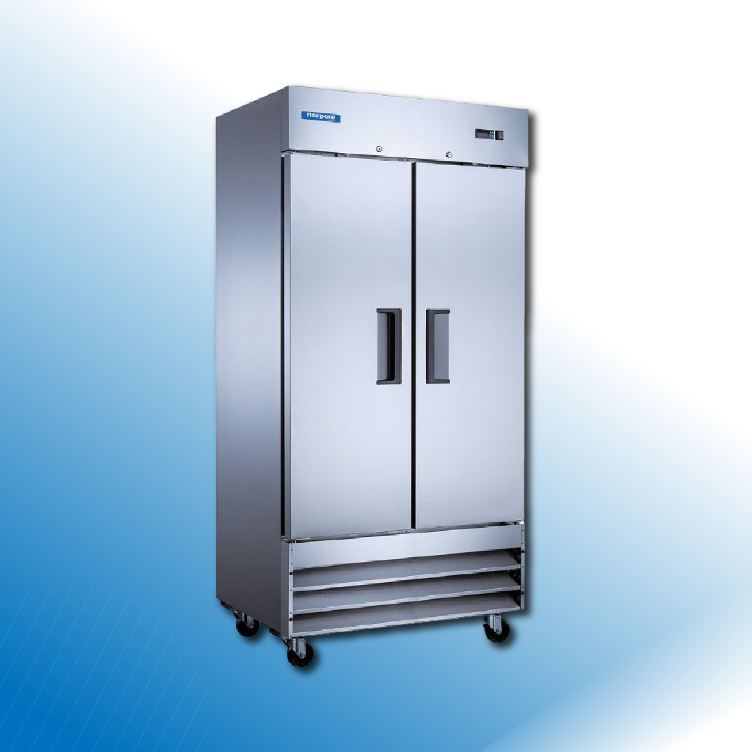 E-Series 2 Solid Door Stainless Steel Reach-In Freezer