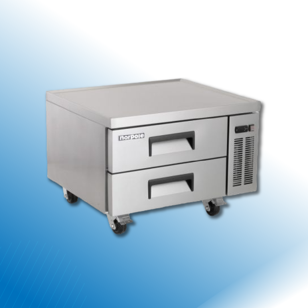 36" Stainless Steel Chef Base Refrigerator