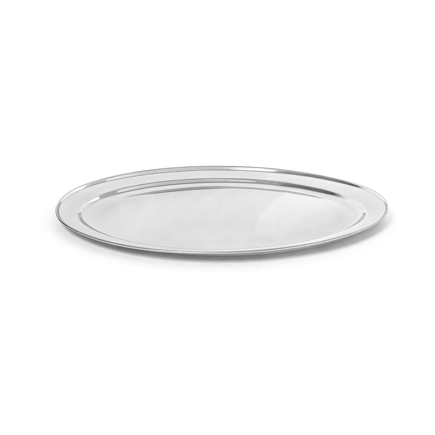 Adcraft Deluxe Oval Platter, 22" x 15", in Stainless Steel (OPD-22)