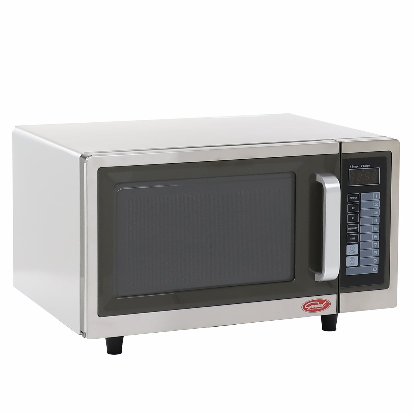 General Foodservice Commercial Microwave with Digital Touch Pad, 120V/1,000W, in Stainless Steel (GEW1000E)