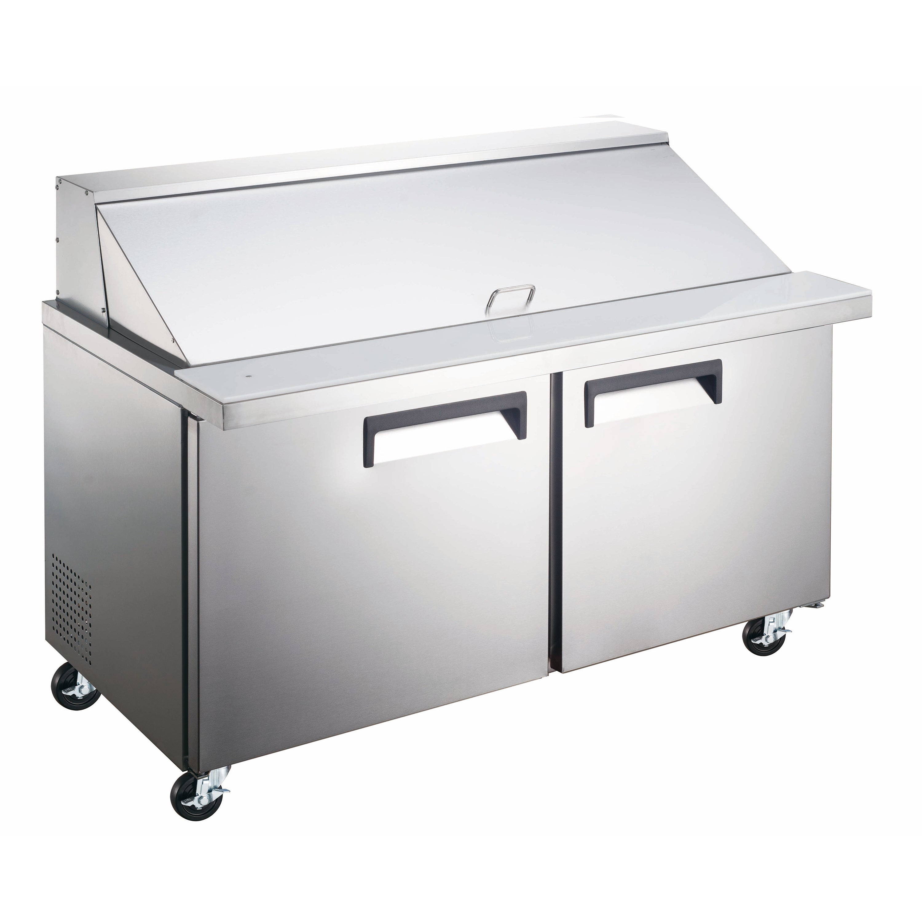 U-Star Refrigerated Mega Top Salad/Sandwich Prep Table - 2 Door, 60"