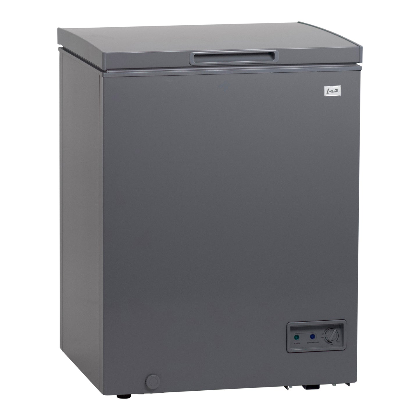 Avanti Garage Ready Chest Freezer, 5.0 cu. ft. Capacity, in Smoke Grey (AVCF50SG)