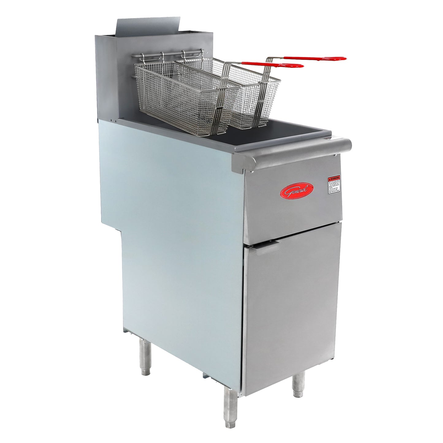 General Foodservice Deep Fryer, 40 lb., 90,000 BTU, in Stainless Steel (GFF3-40N)