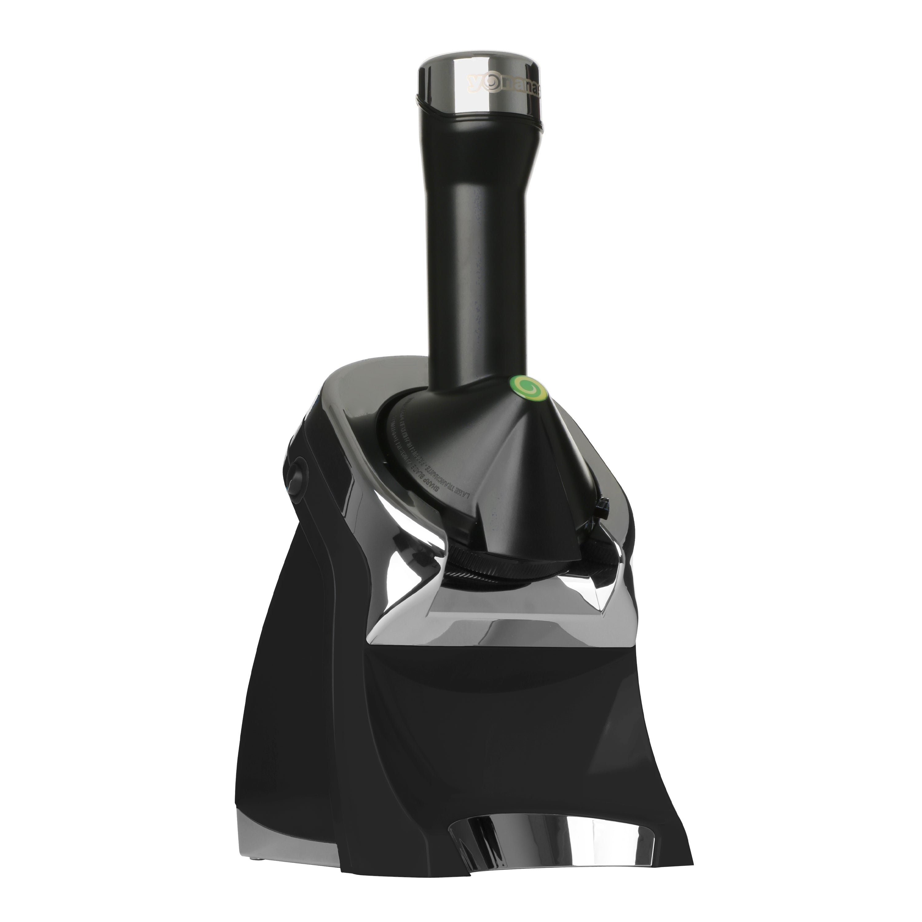 Yonanas Deluxe Vegan Non-Dairy Frozen Fruit Soft Serve Dessert Maker with 75 Recipe Book, in Black (BN0988BK13)