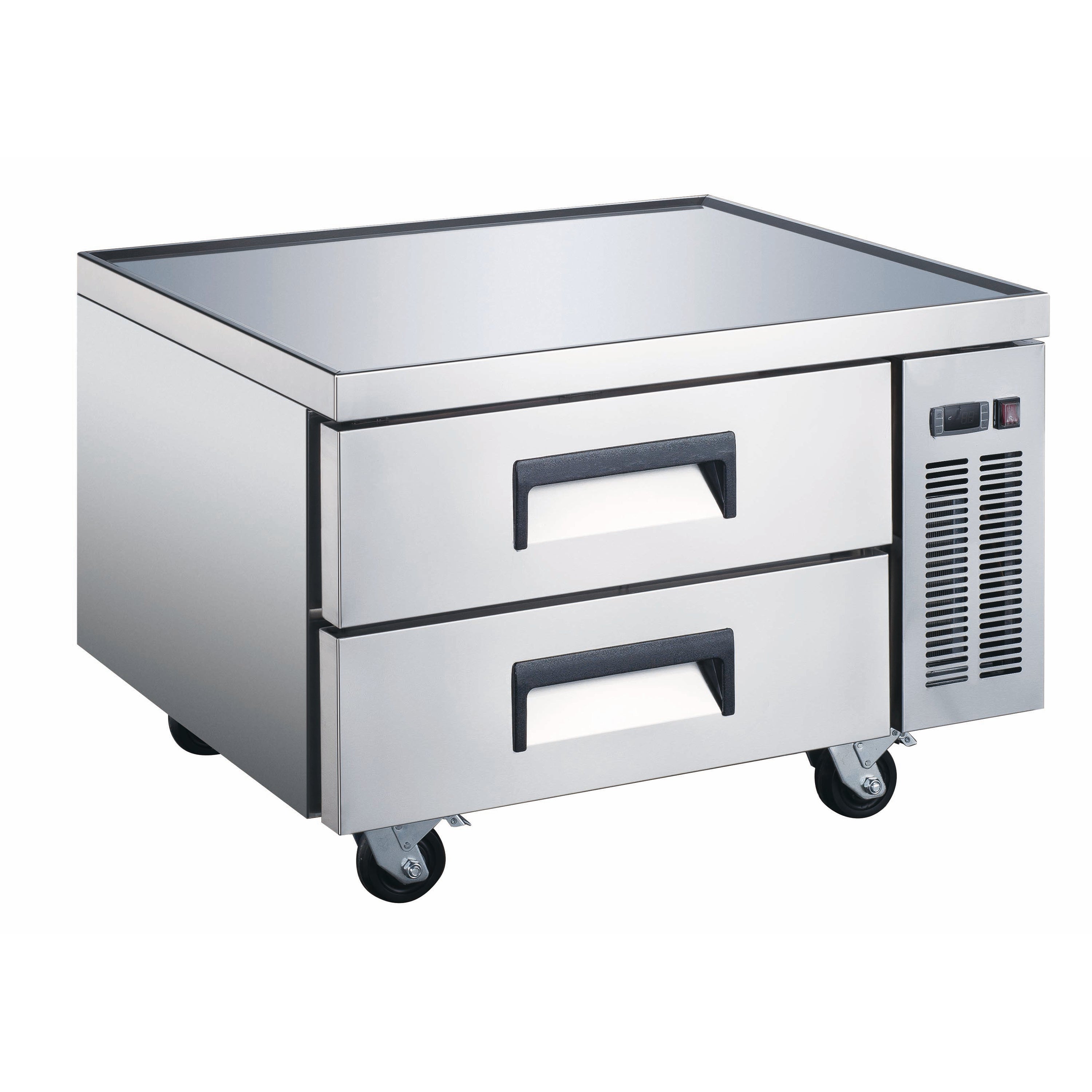 U-Star USCB-36 Refrigerated Chef Base, 36 Inch, 2 Drawers, Stainless Steel