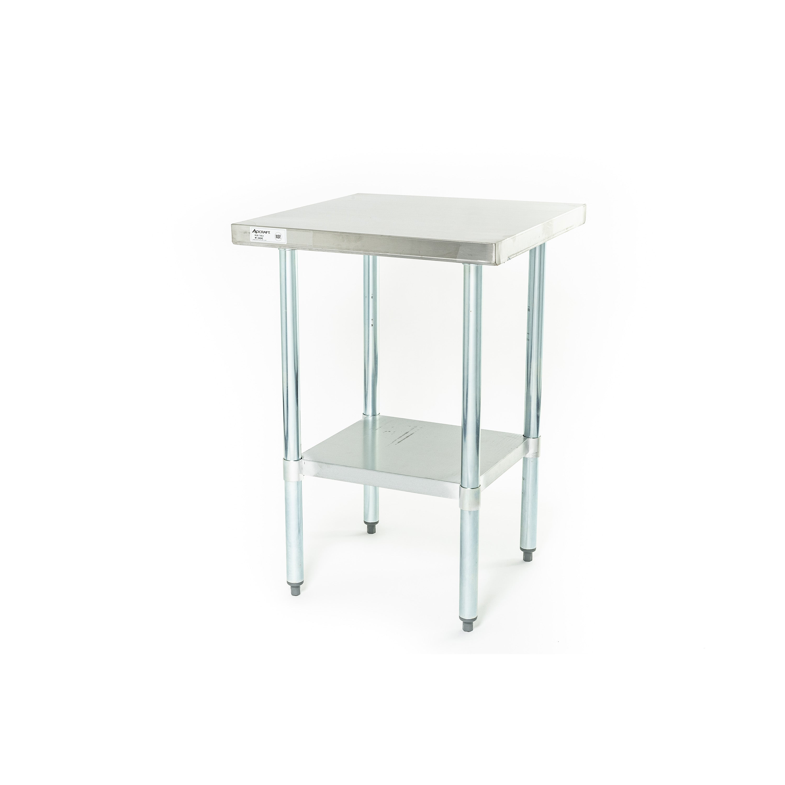 Adcraft Work Table, 24" x 24" x 35", in Stainless Steel (WT-2424-E)