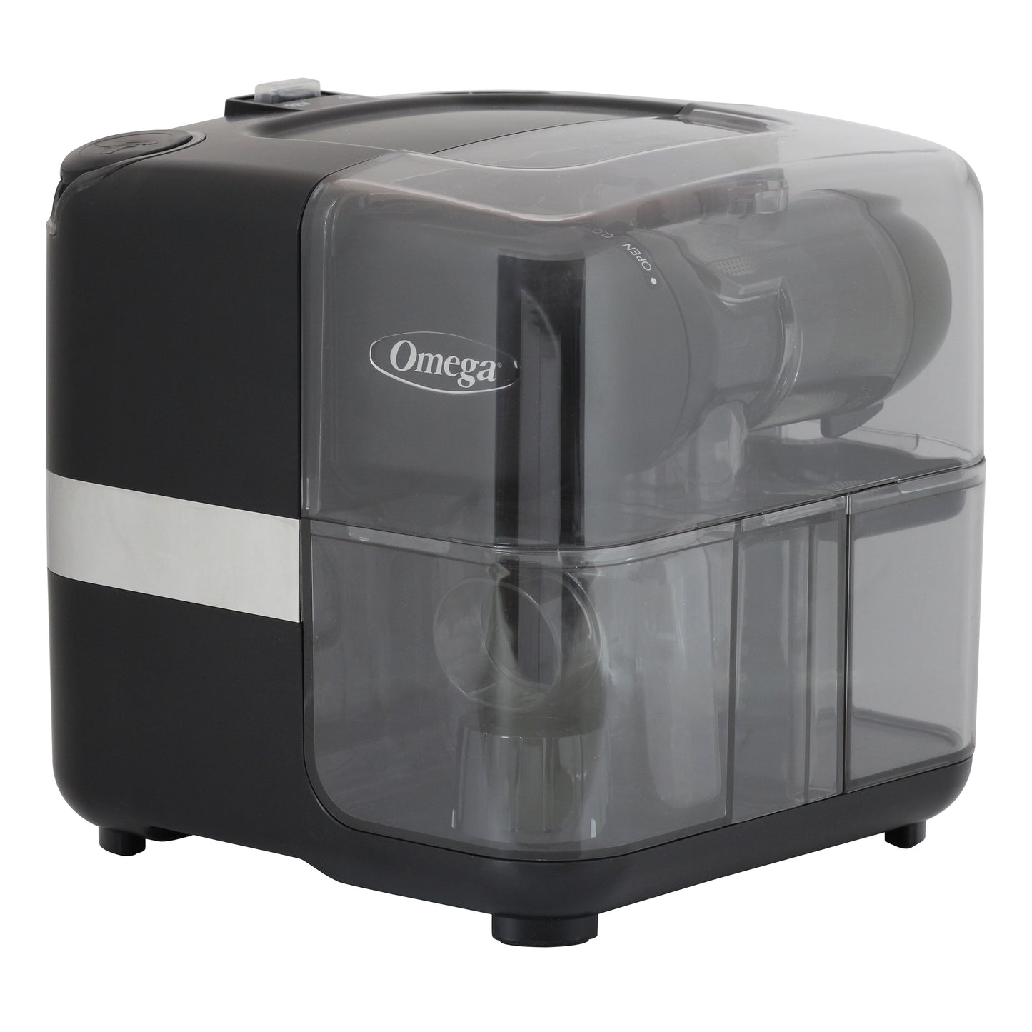 Omega Cold Press 365 Masticating Slow Juicer and Nutrition System with On-Board Storage, in Matte Black (JCUBE2MB13)