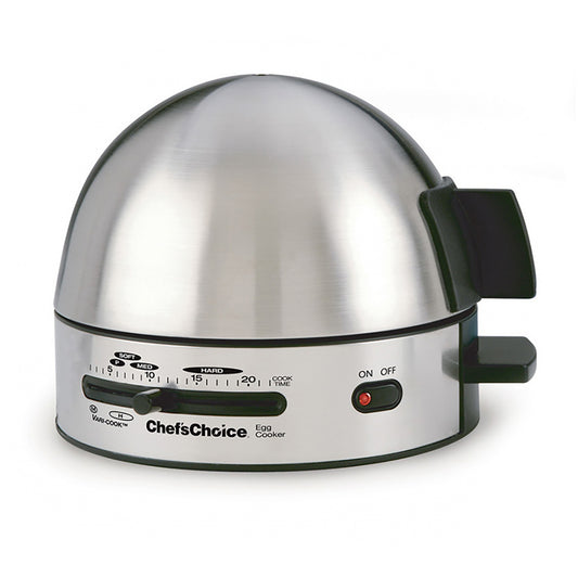 Chef'sChoice Model 810 Gourmet Egg Cooker, 7 Egg Capacity, in Stainless Steel (8100001)