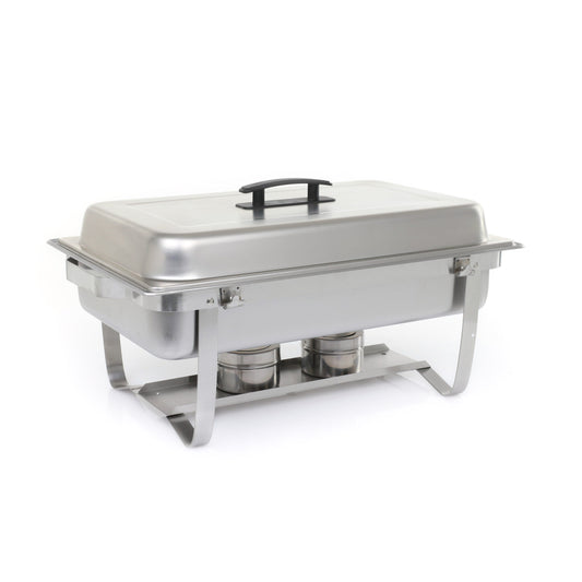 Adcraft FCD-8 Folding Chafing Dish, 8 Qt., Stainless Steel