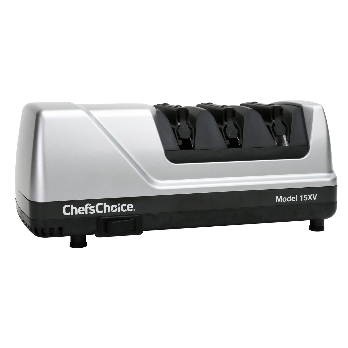 Chef'sChoice Model 15XV Professional Electric Knife Sharpener, 3-Stage 15-Degree Trizor, in Platinum (0101500)