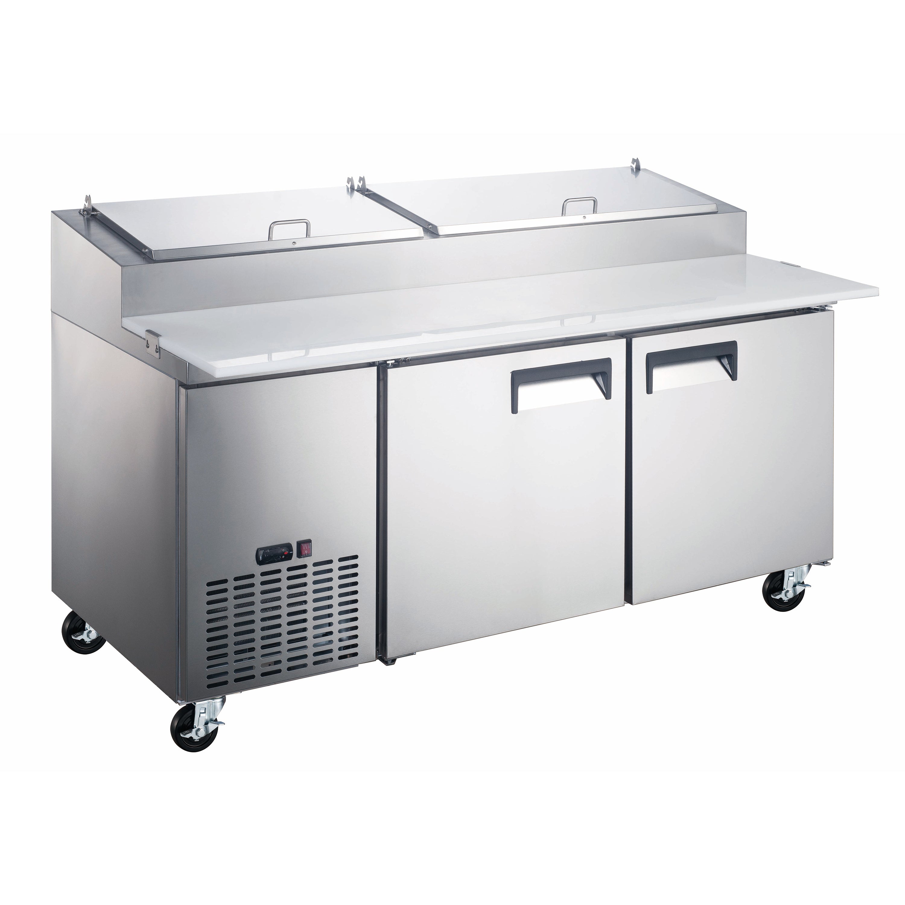 U-Star Refrigerated Pizza Prep Table - 2 Door, 71"