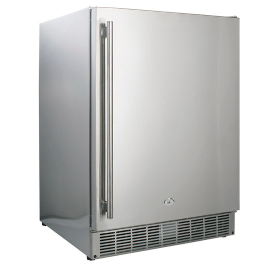 Maxx Ice Compact Outdoor Refrigerator, 23.6"W, 5.2 cu. ft. Capacity, in Stainless Steel (MCR5U-O)