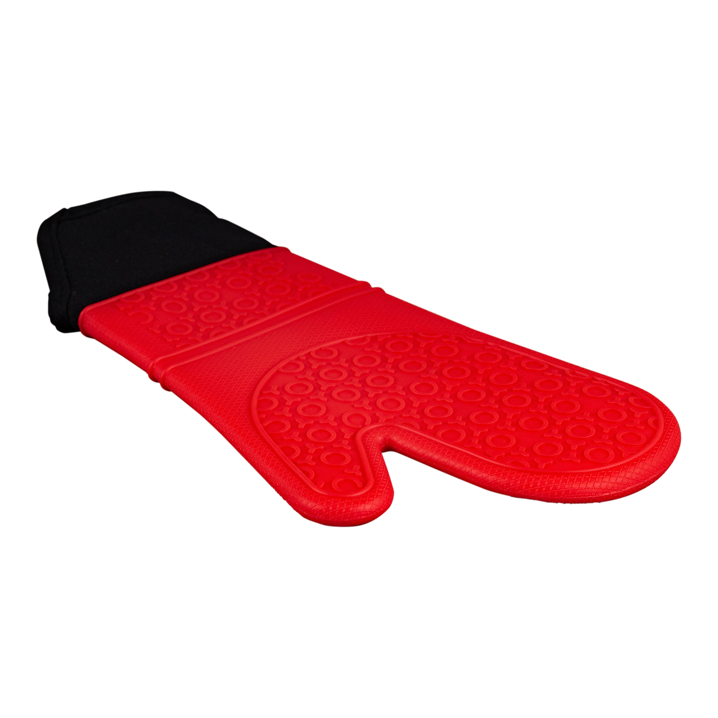 Adcraft Oven Mitt Silicone 14" Red