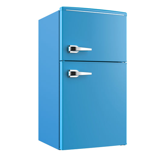 Avanti Retro Series Compact Refrigerator and Freezer, 3.0 cu. ft., in Robin Egg Blue (RMRT30X6BL-IS)