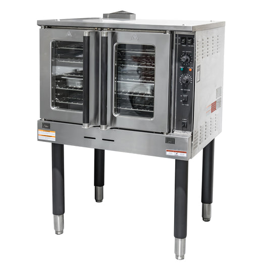 Black Diamond Full Size Convection Oven, Natural Gas, in Stainless Steel (BDCOF-60/NG)