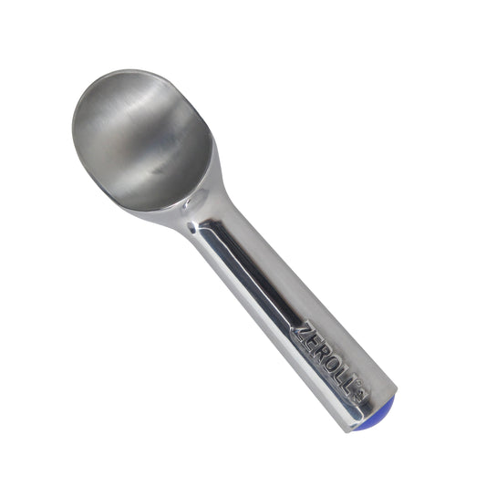 Zeroll Original 3 oz Ice Cream Scoop, Size 12, in Aluminum Alloy with Blue End Cap (1012)