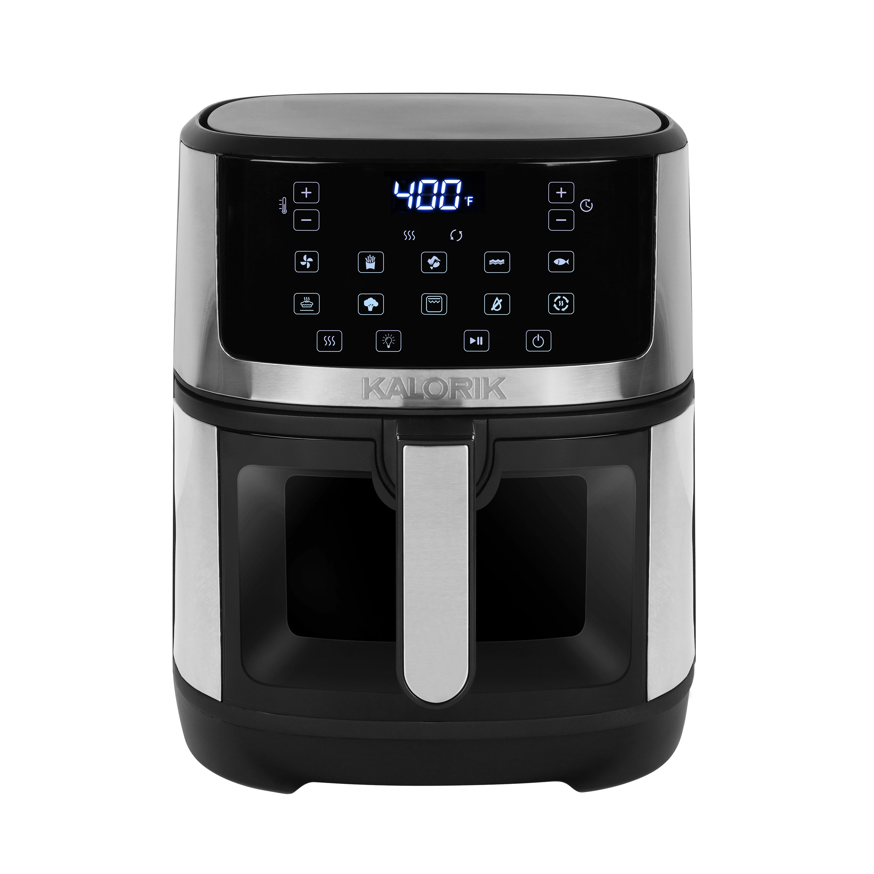 Kalorik 7-Quart Touchscreen Air Fryer with Window, in Stainless Steel (FT 52329 SS)