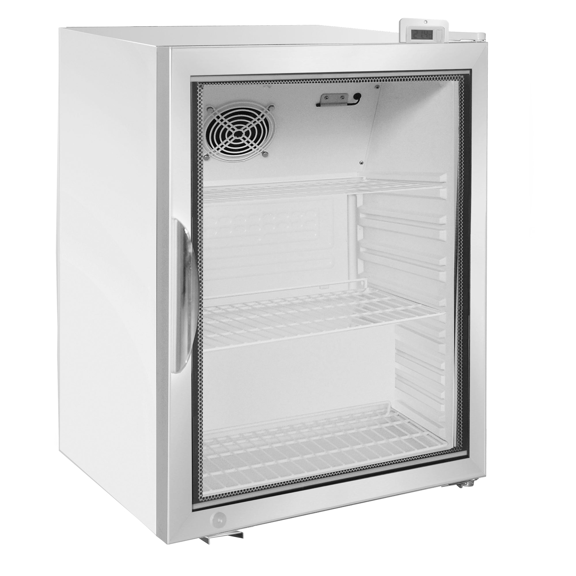 Maxx Cold X-Series Countertop Merchandiser Refrigerator, 24.4"W, 3.5 cu. ft. Storage Capacity, in White (MXM1-3.5RHC)