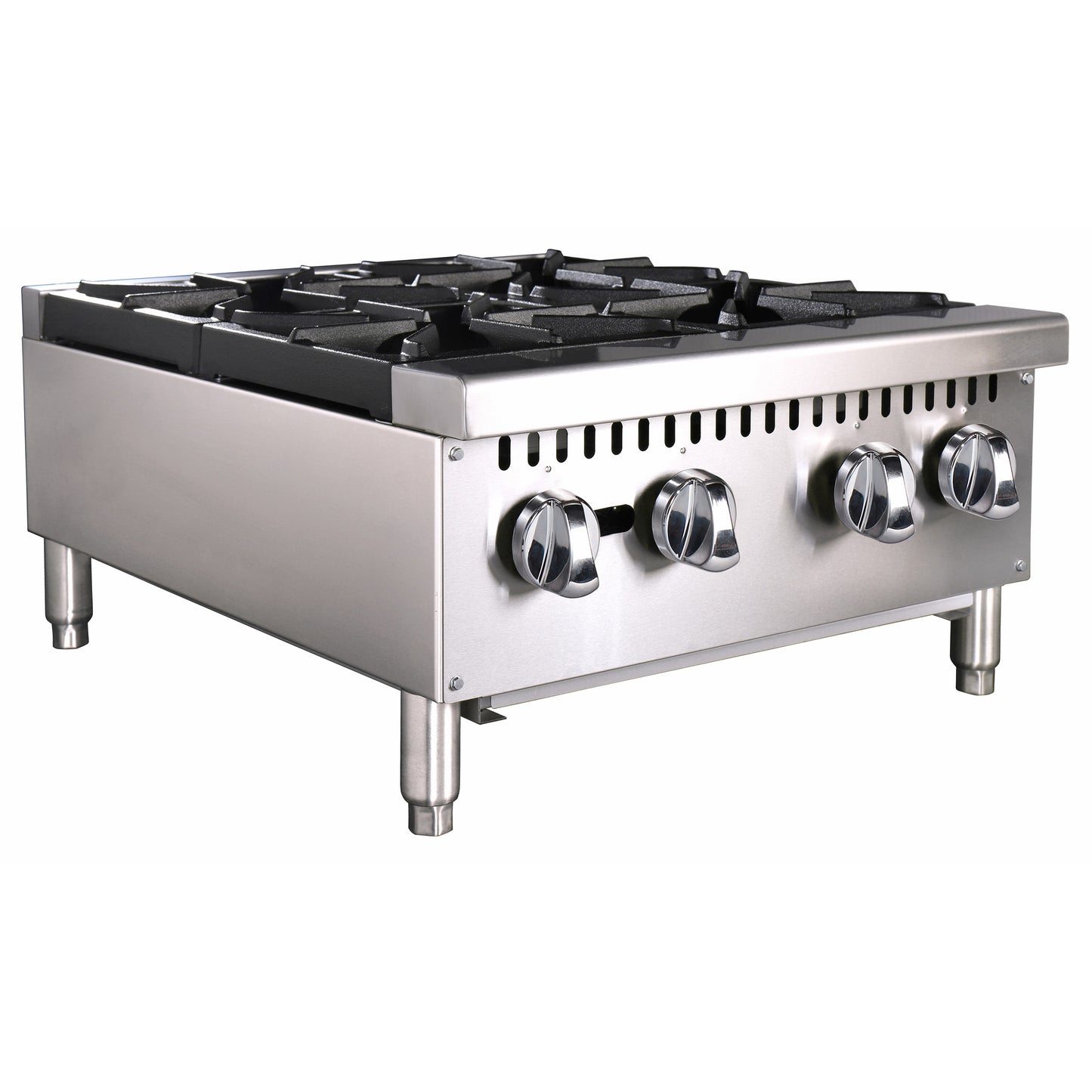 Black Diamond BDCTH-24 4 Burner, Gas Hotplate, 24-Inch Wide, Stainless Steel