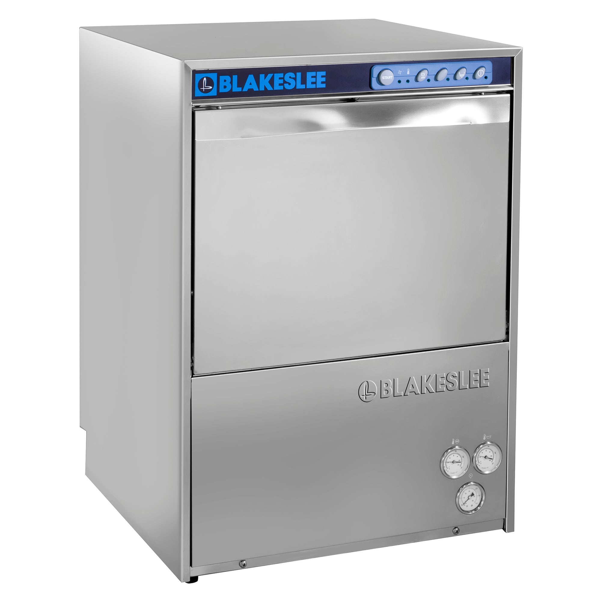 Blakeslee Undercounter High-Temp Dishwasher, 23.625"W, 220-240V, 60Hz, 1 Phase, in Silver (UC-18-1)