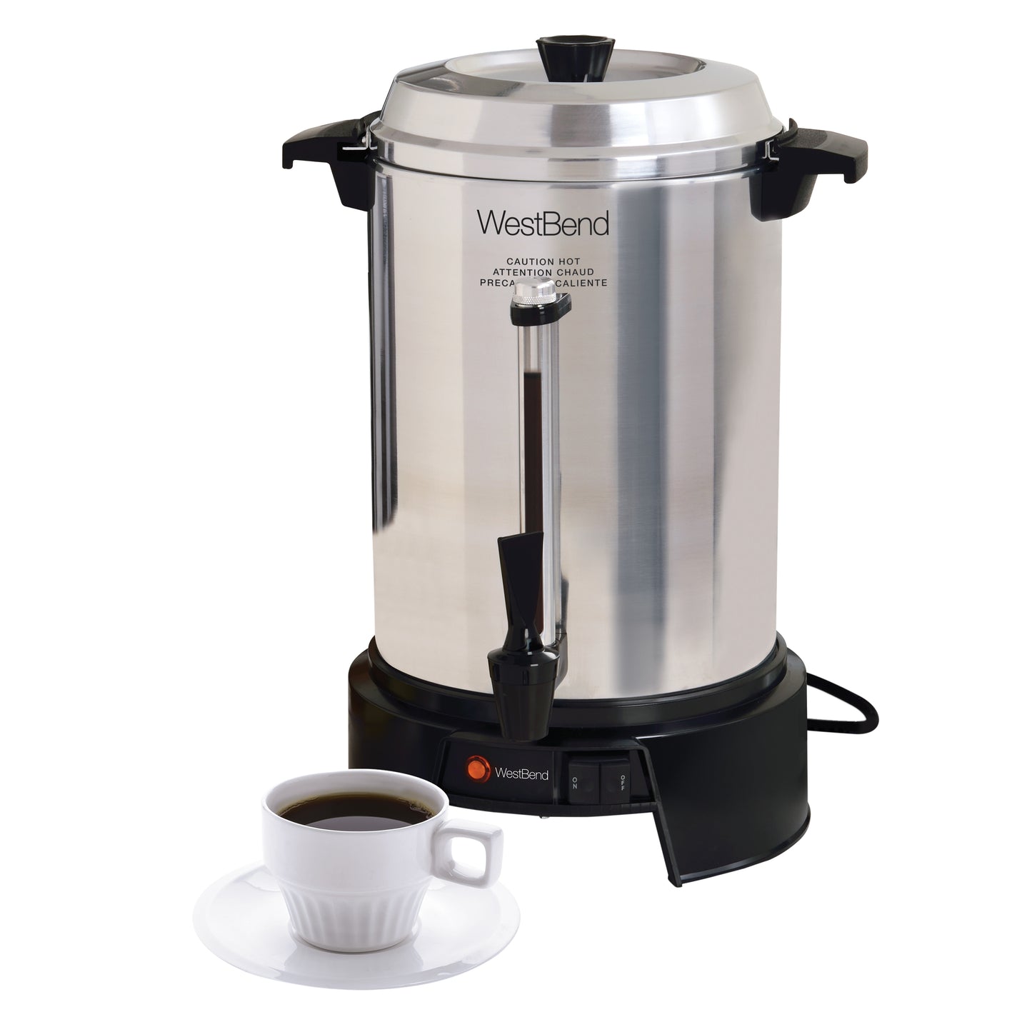 West Bend 55 Cup Commercial Coffee Urn, in Aluminum (13500)