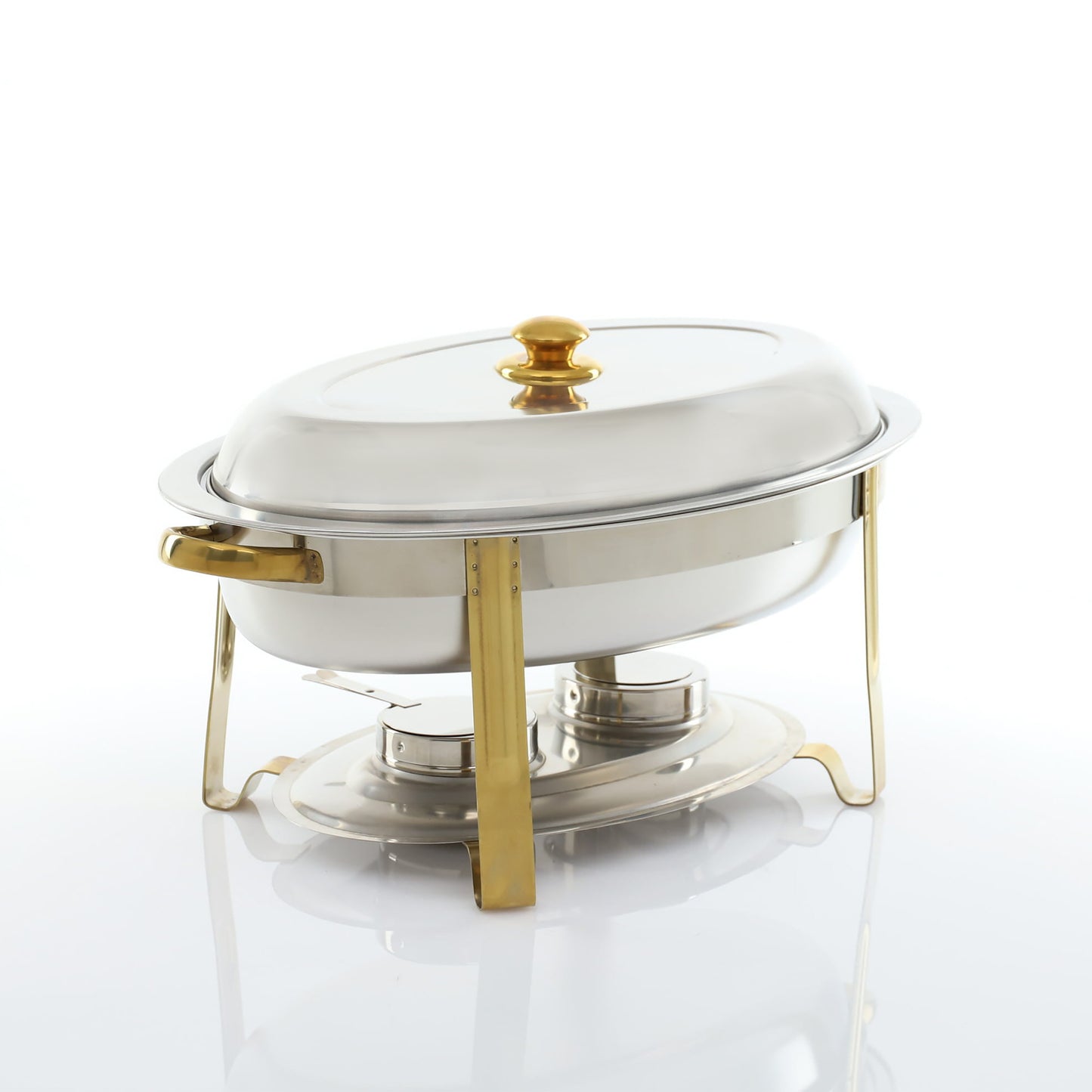 Adcraft GRG-6 Gold Plate Regent Chafer, 6 Qt., Oval