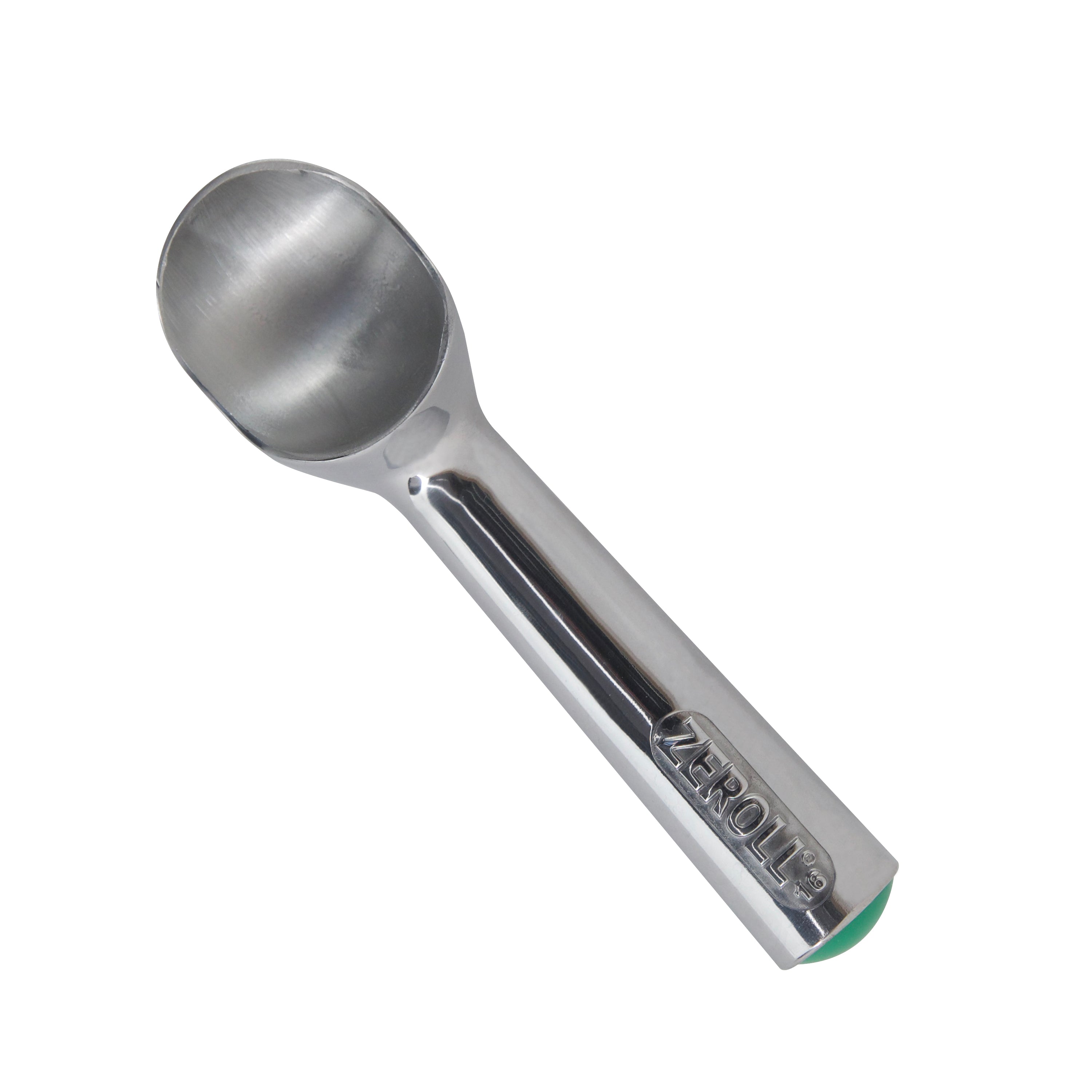 Zeroll Original 2.5 oz Ice Cream Scoop, Size 16, in Silver/Green (1016)