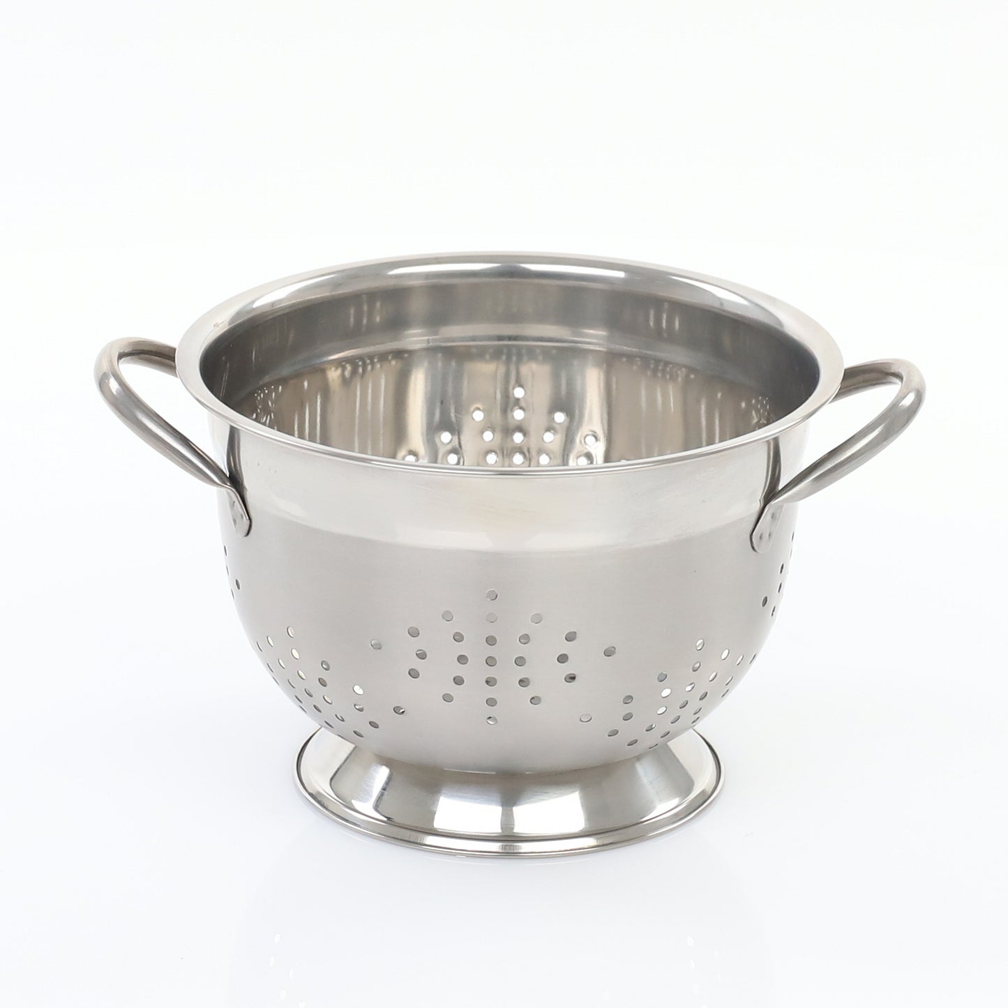 Adcraft Heavy Duty Colander, 3 Qt., in Stainless Steel (HDC-3)