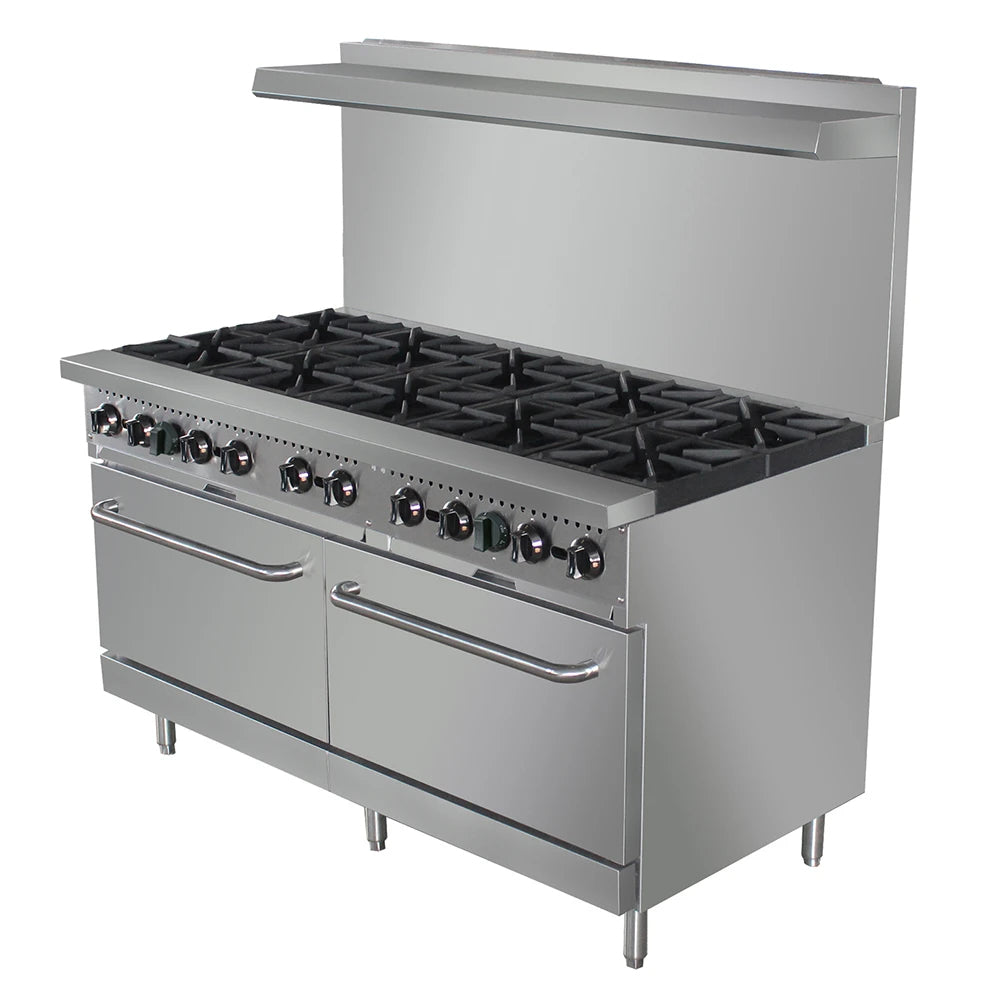 Black Diamond 10 Burner Gas Range w/Ovens