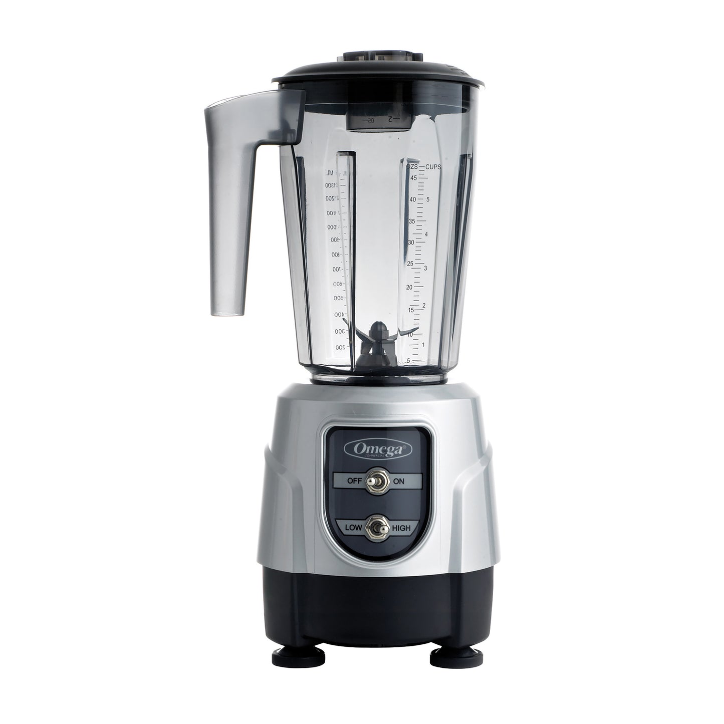 Omega Eastman Tritan® Copolyester High or Low Speed Blender, 1.4 Liter Capacity, in Silver (BL330S)