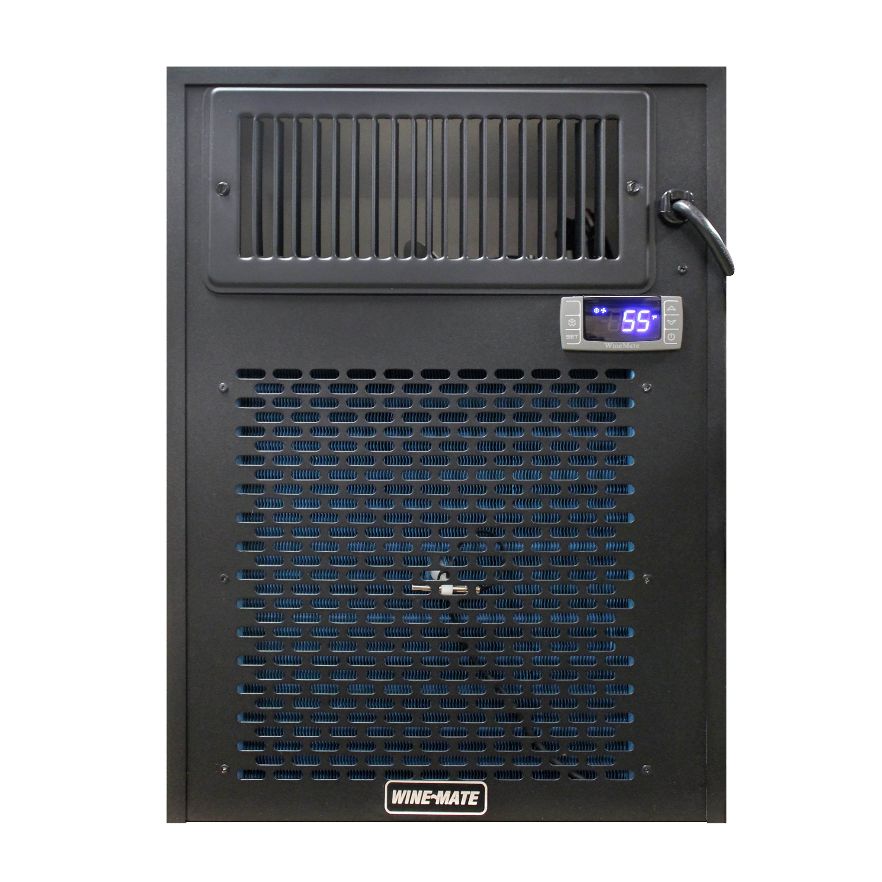 Wine-Mate by Vinotemp Self-Contained All-in-One Wine Cellar Cooling System, 650 cu. ft. Capacity, in Black (WM-3500-HZD)