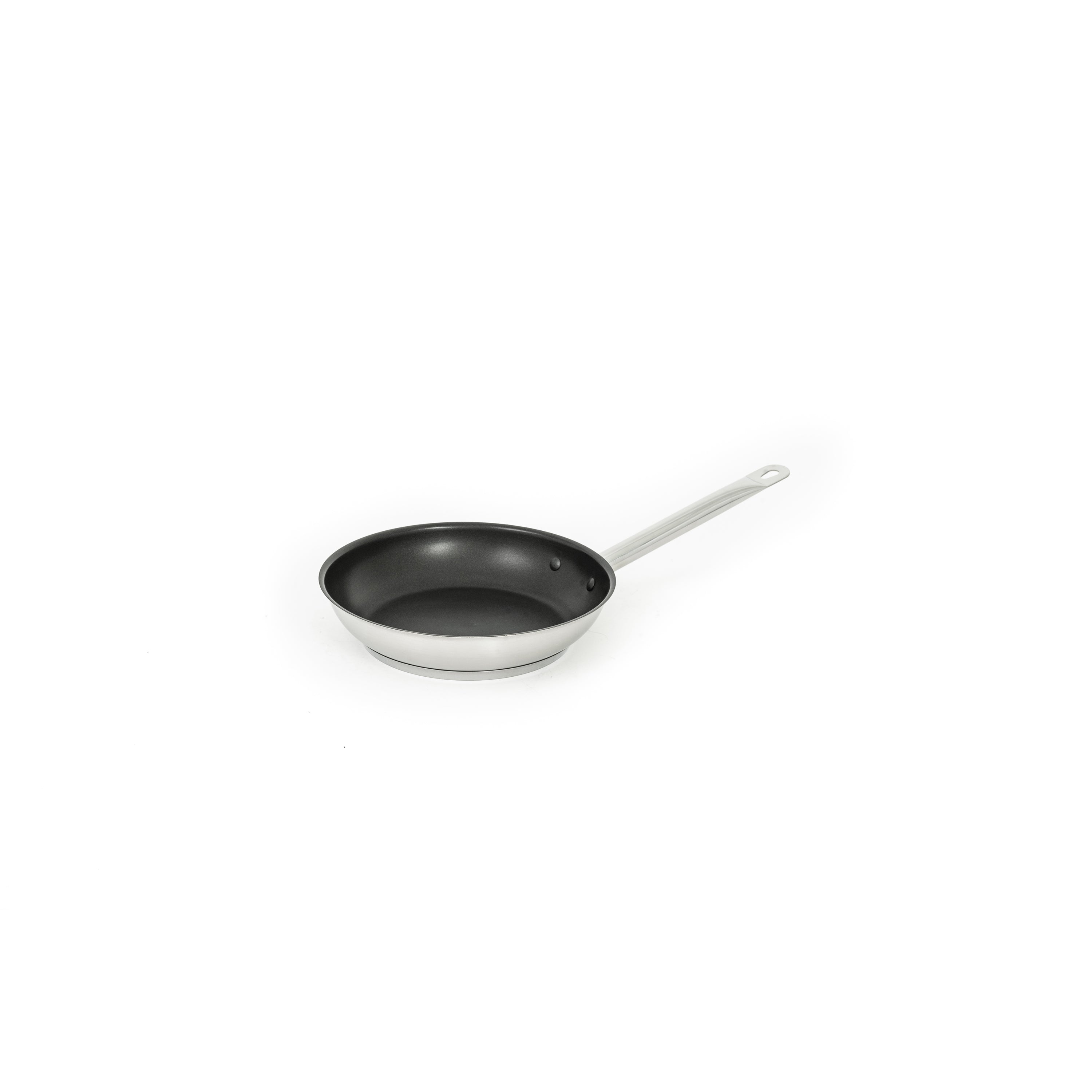 Adcraft FPSI-10EX Non-Stick Fry Pan, 12 Inch, Stainless Steel