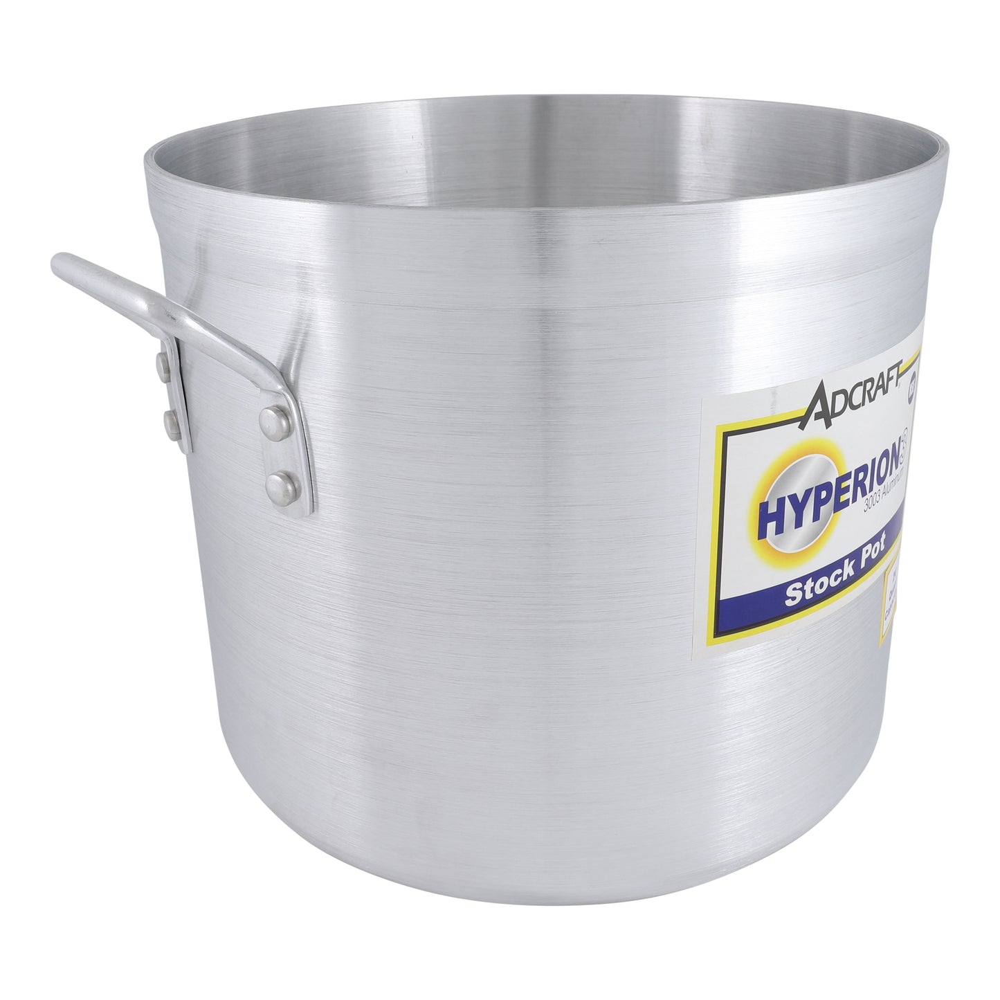 Adcraft H3-SP24 Stock Pot, 24 Qt, in Premium 3003 Aluminum