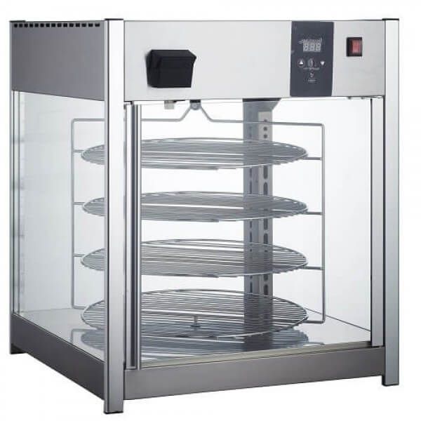 Adcraft Rotating Pizza Display, 158L, in Silver (HDRP-158)