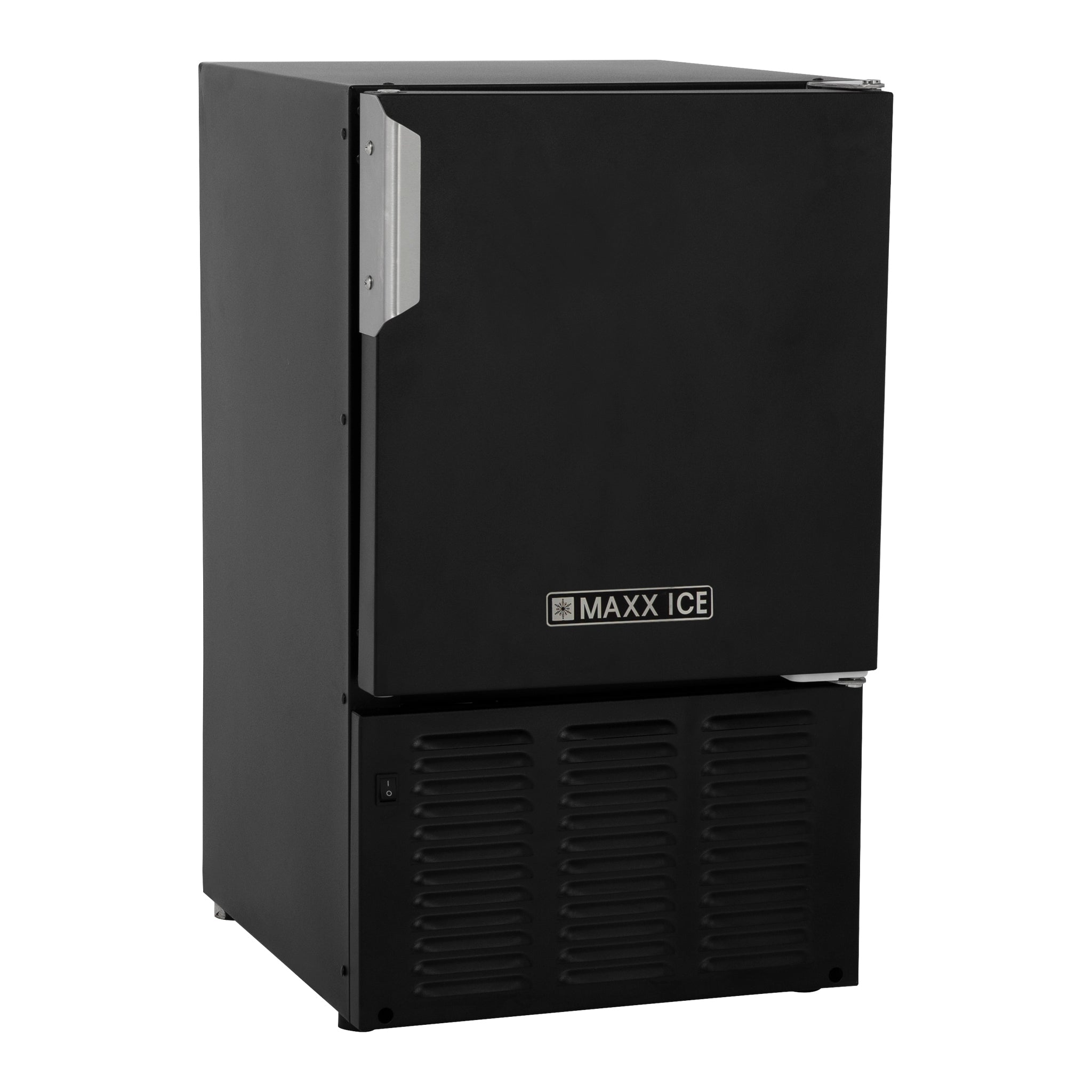 Maxx Ice Compact Marine Ice Machine/Boat and RV Ice Maker, 25 lbs, in Black (MMAR25B)