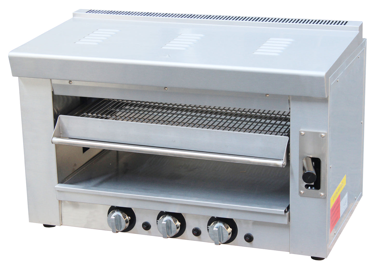 Adcraft BDSAL-36/NG Black Diamond Heavy Duty Infrared Gas Salamander / Broiler, Natural Gas 36,000 Btu