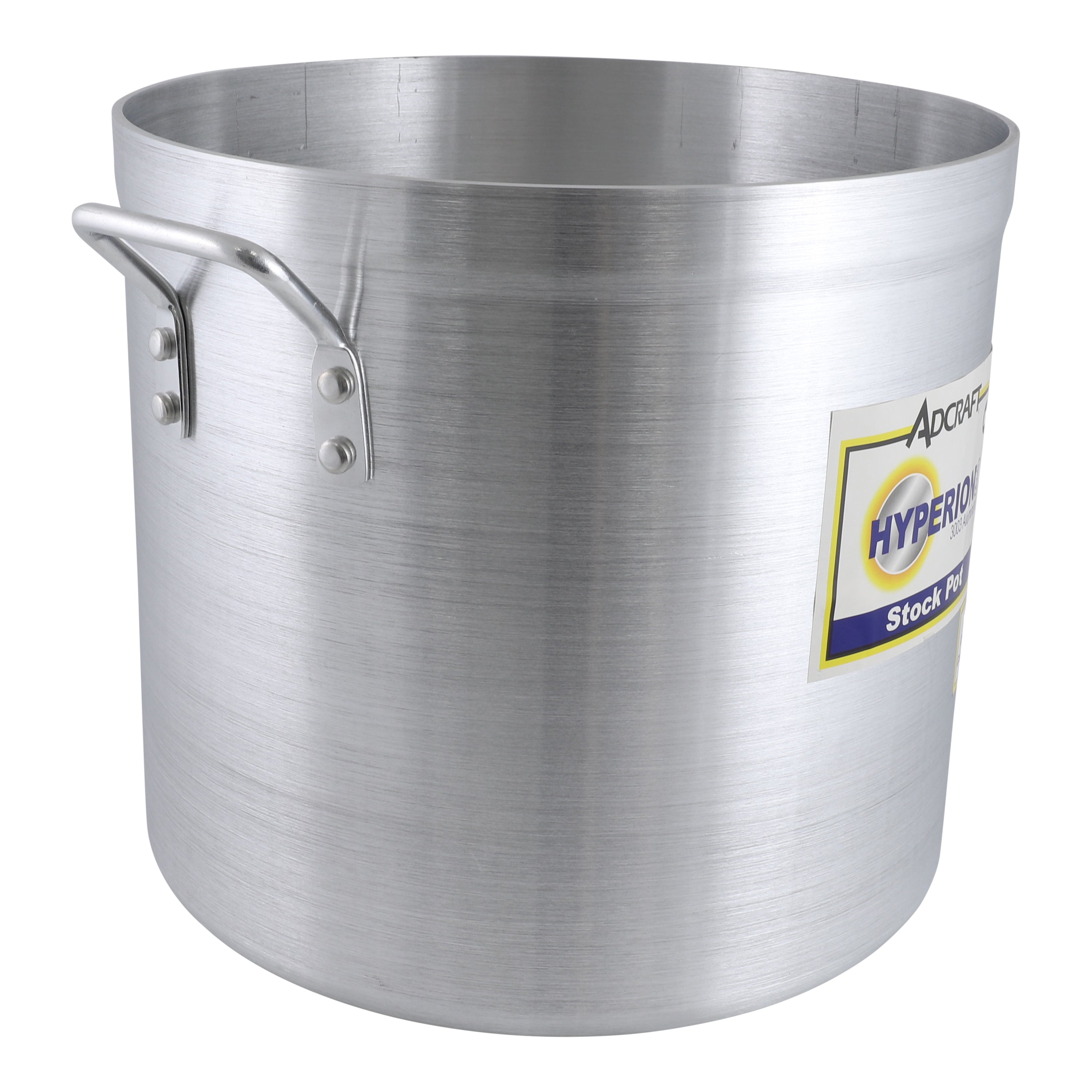 Adcraft H3-SP32 Stock Pot, 32 Qt, in Premium 3003 Aluminum