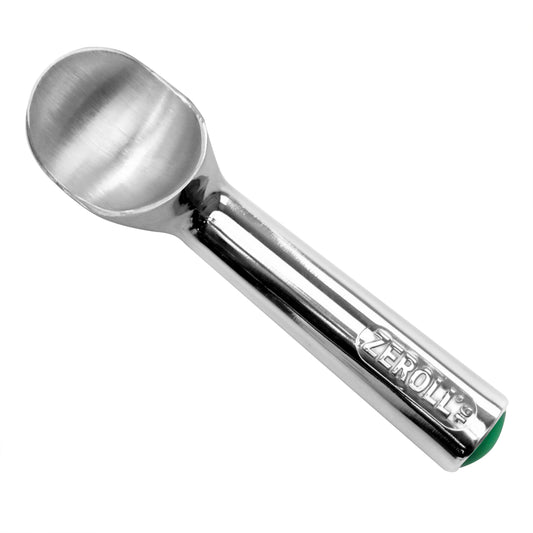 Zeroll Original 2.5 oz Ice Cream Scoop, Size 16, in Silver/Green (1516)