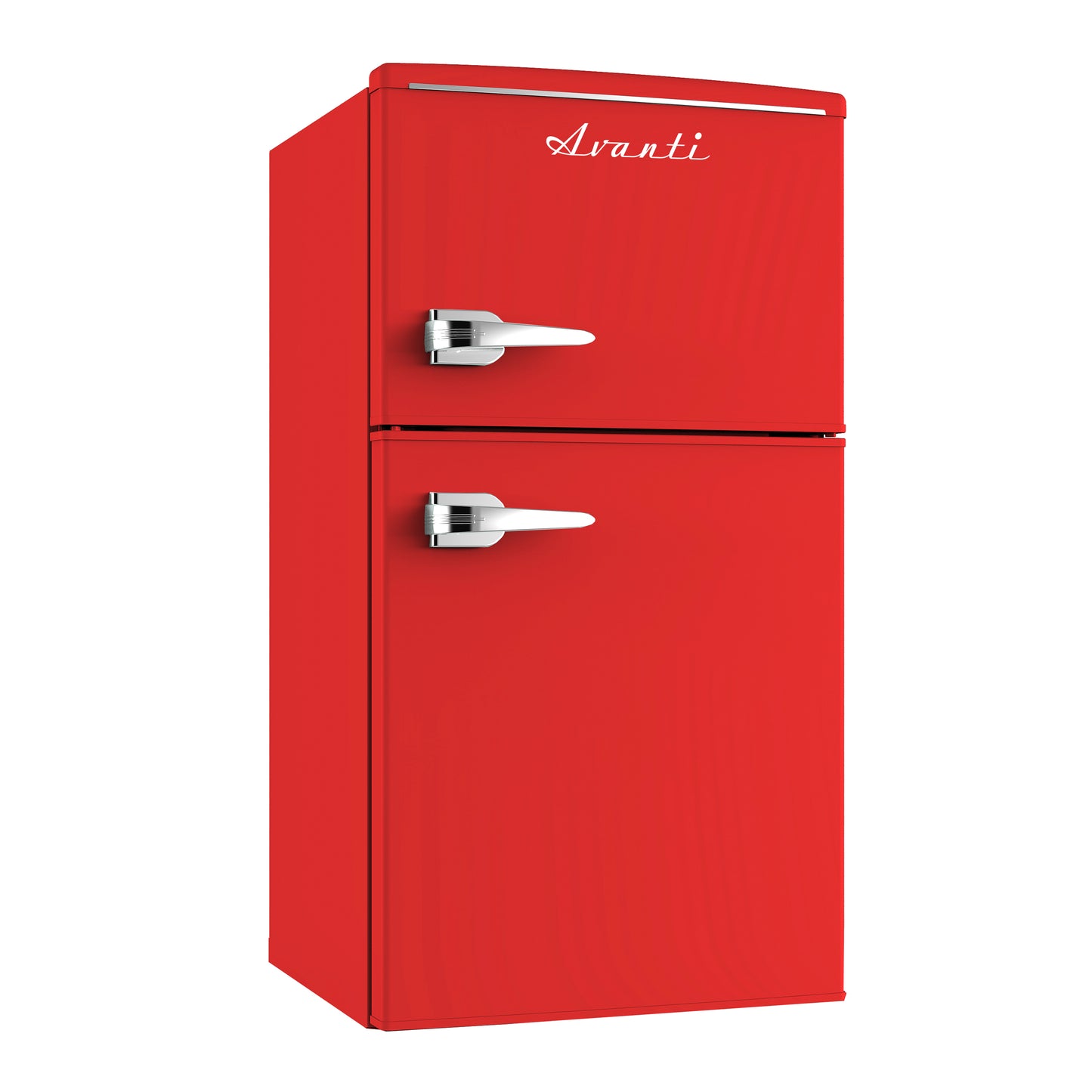 Avanti Retro Series Compact Refrigerator and Freezer, 3.0 cu. ft., in Red (RMRT30X5R-IS)