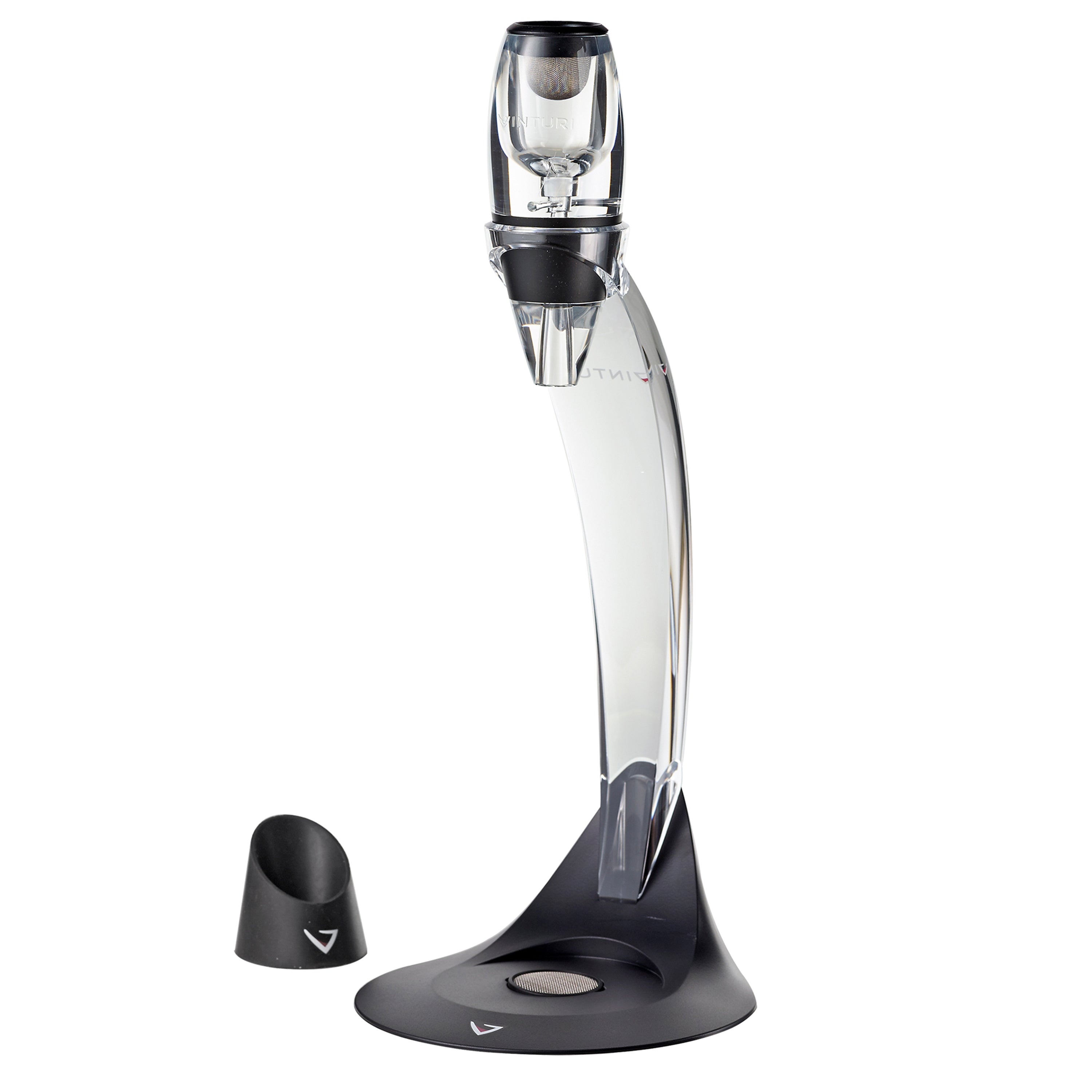 Vinturi Red Wine Aerator 6 Piece Tower Set, in Black (V1071)