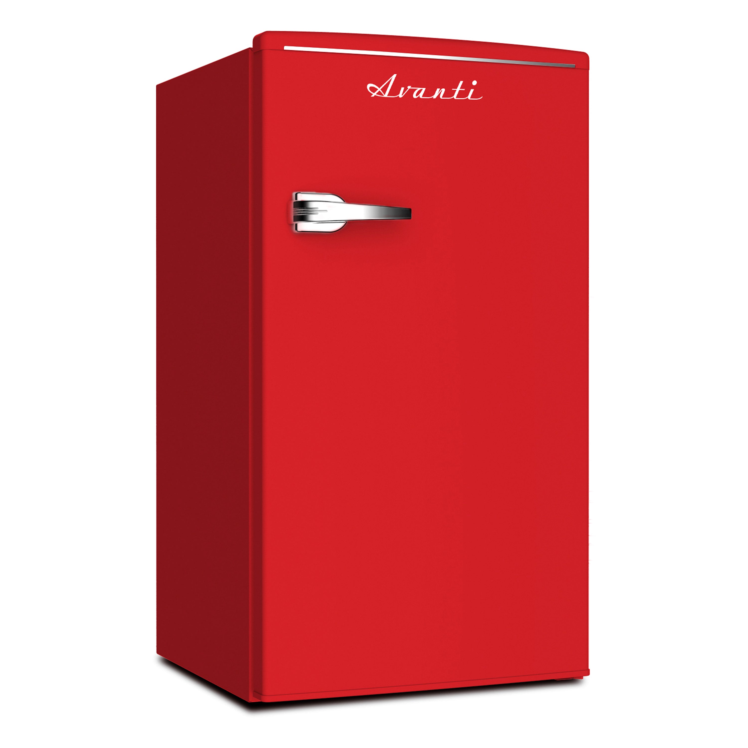 Avanti Retro Series Compact Refrigerator, Mini-Fridge, 3.1 cu. ft., in Red (RMRS31X5R-IS)