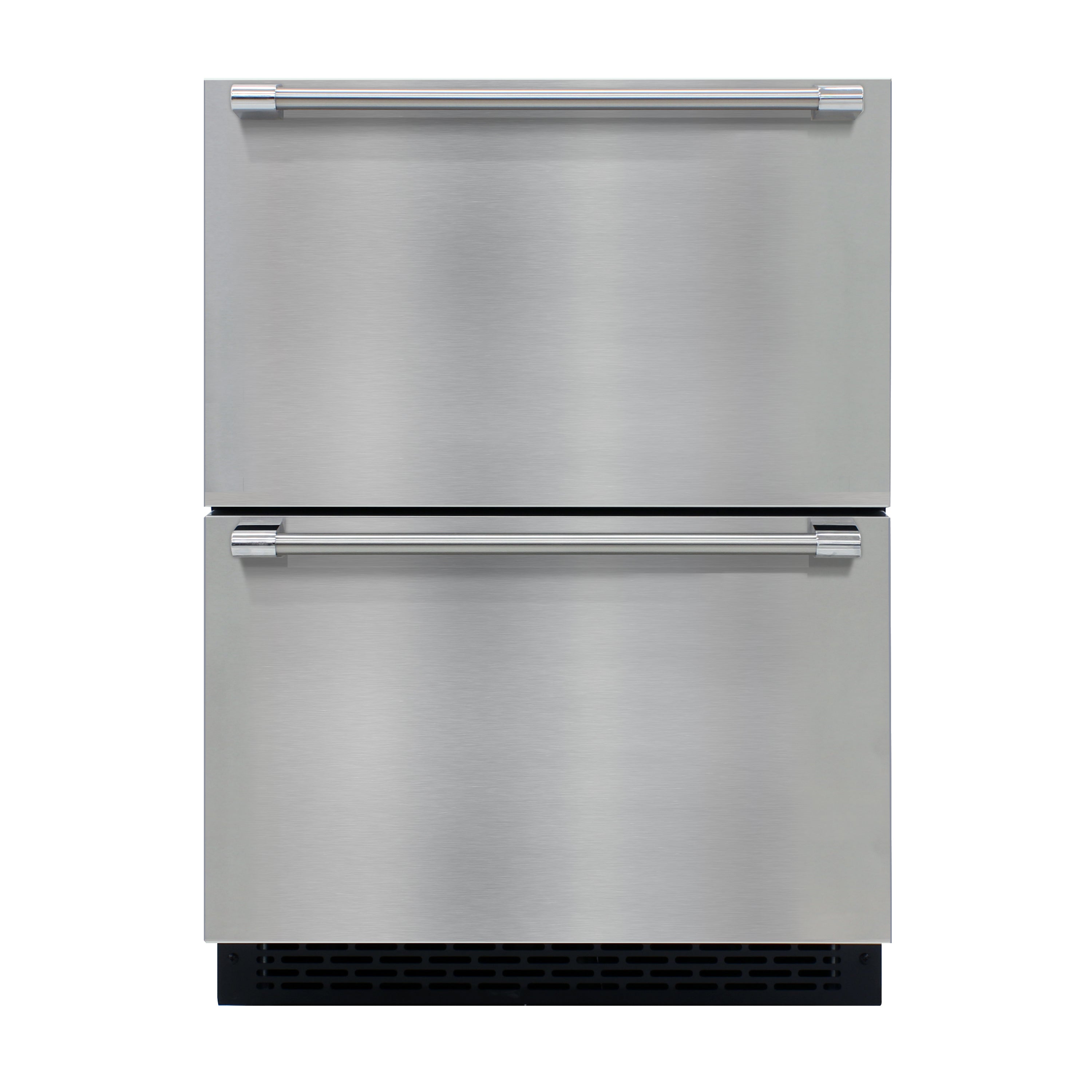 Brama by Vinotemp Indoor/Outdoor Drawer Refrigerator and Freezer, in Stainless Steel (BR-24FZREF)