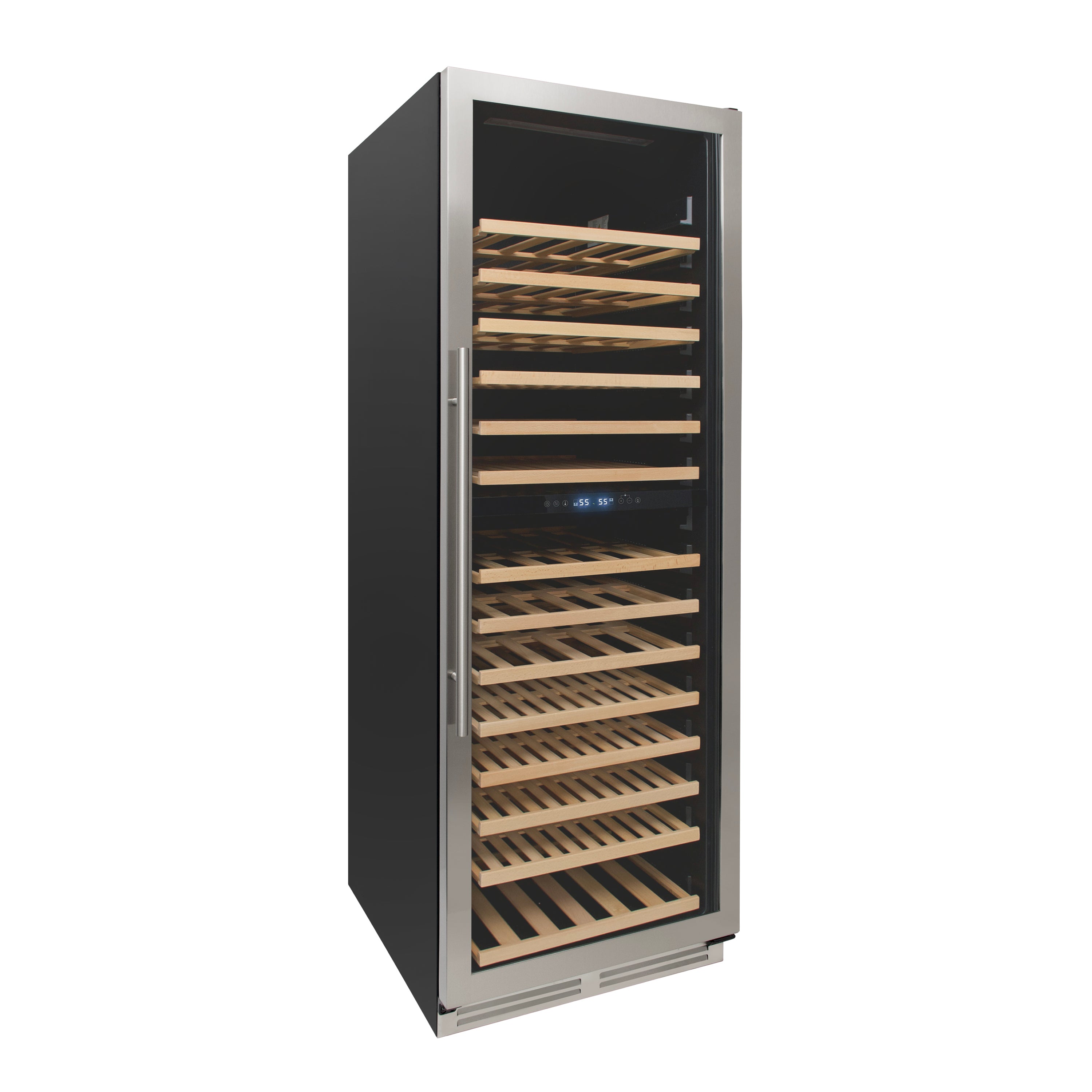 Avanti 163 Bottle Designer Series Dual-Zone Wine Cooler, in Stainless Steel (WCD165DZ3S)